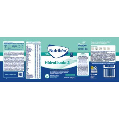 Nutribén hydrolyzované mléko 2 400 g 400 g