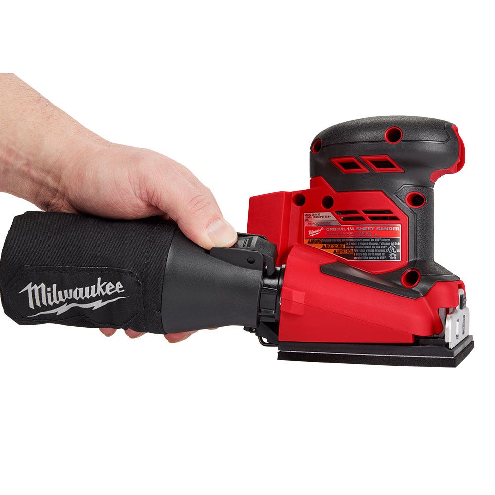 MILWAUKEE 18V 1/4 Blechschleifer M18BQSS0