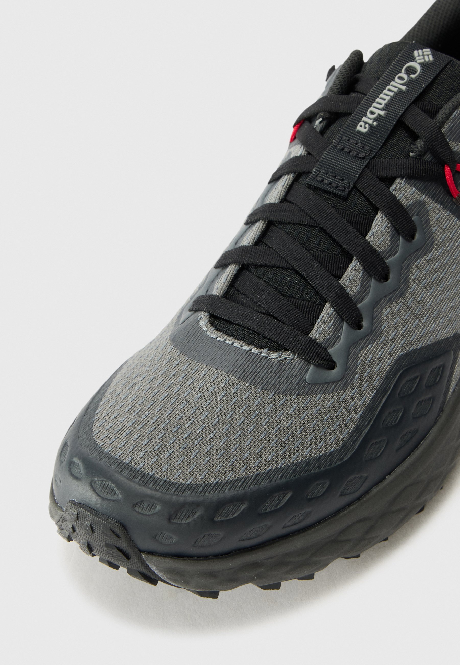 Columbia KONOS - Wandelschoenen - grijs staal/bergrood