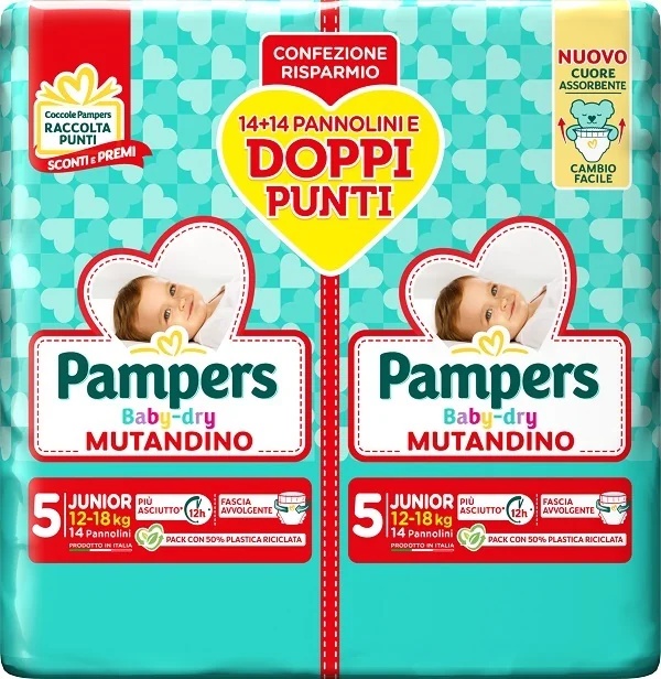 PAMPERS Pampers Baby Dry Duo D Jun Nf 28