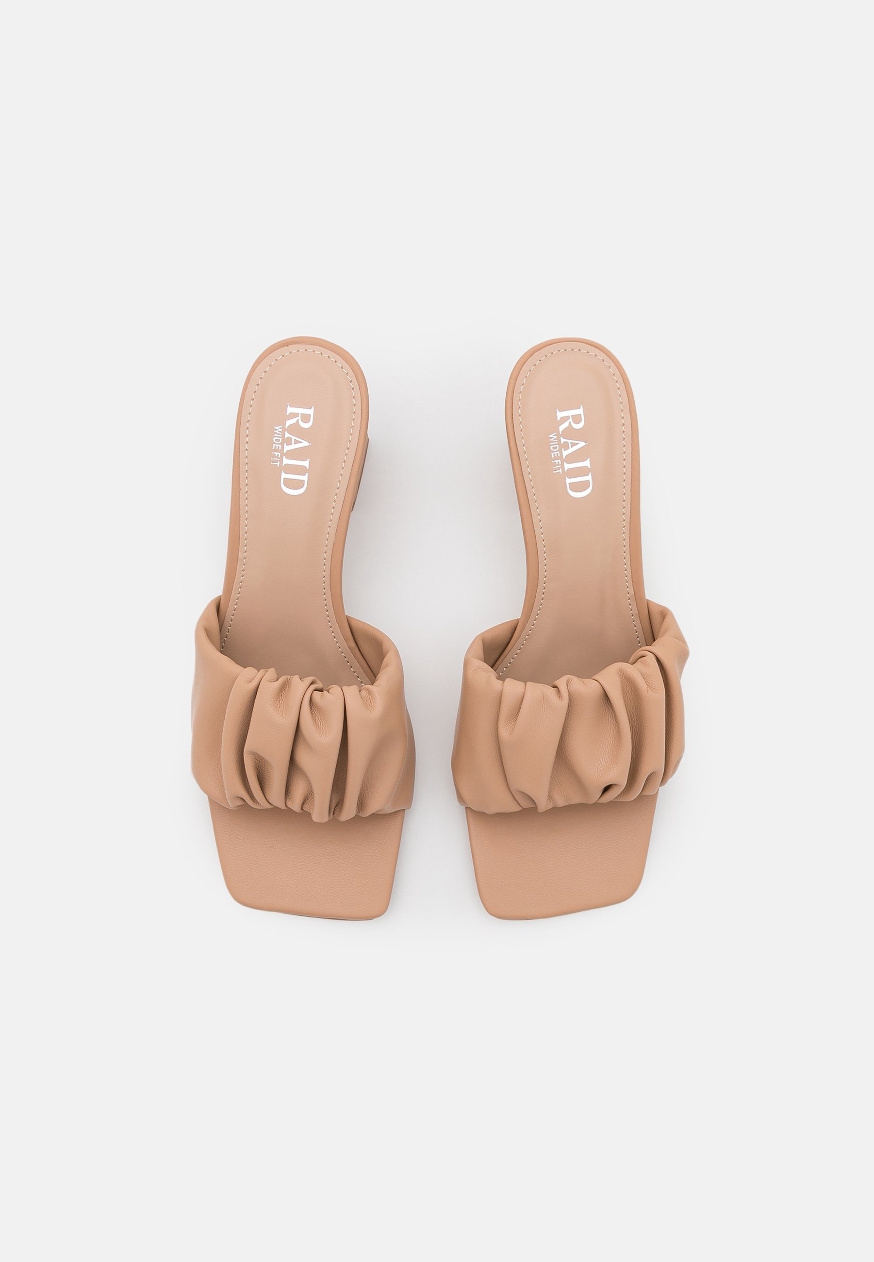 Mules à talons RAID Wide Fit - camel