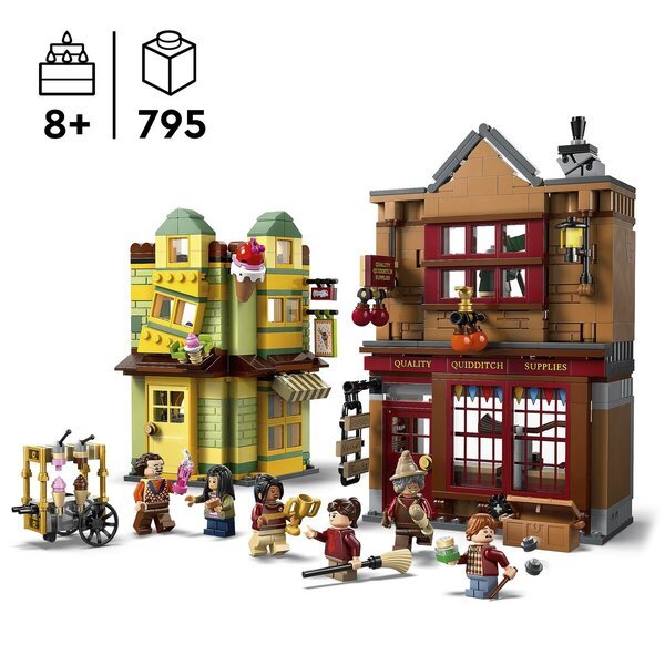 LEGO Harry Potter 76452 Kvalitetna prodavnica metloboja i slastičarnica