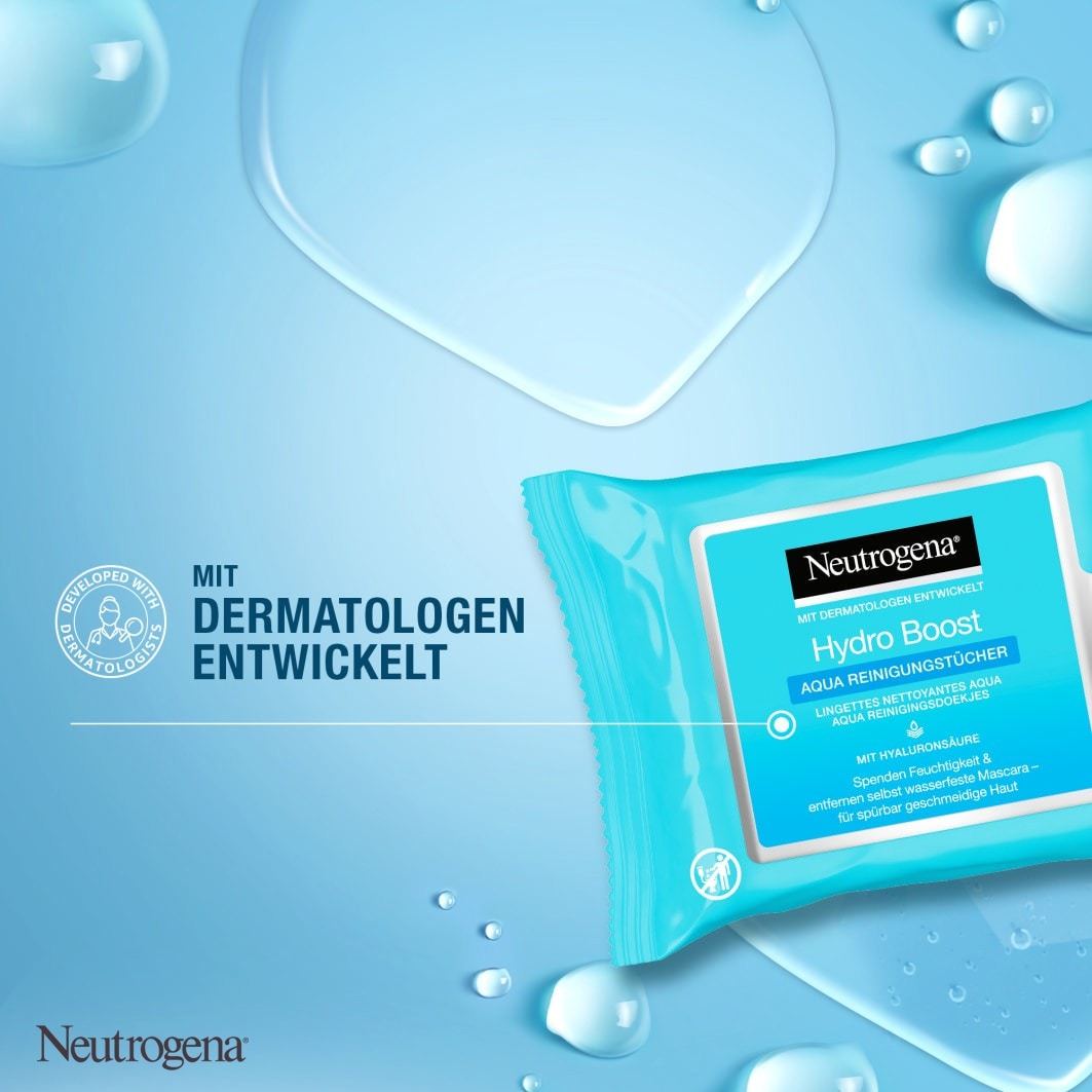 Odličovač Neutrogena Hydro Boost – 25 kusov