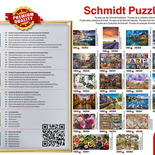 Puzzle Hartă antică a lumii, 3.000 de piese
