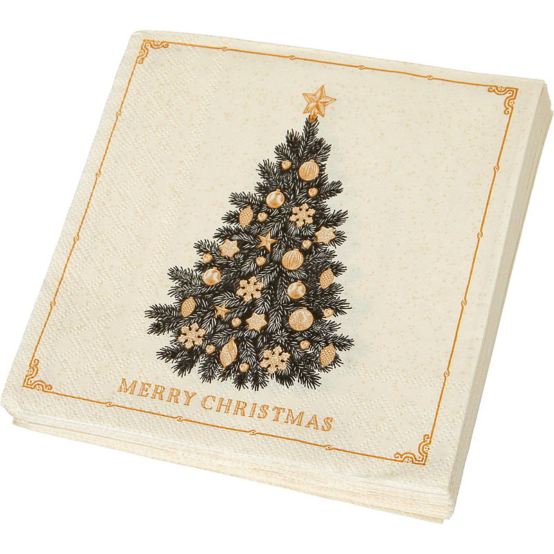 Vie Eco Servetter 20-pack 33x33 cm, julmotiv