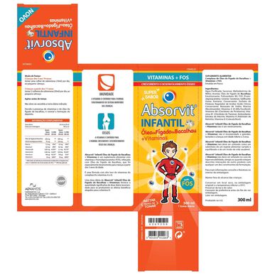 Absorvit-lisäravinne imeväisten luuston kehitykseen 300 ml 300 ml