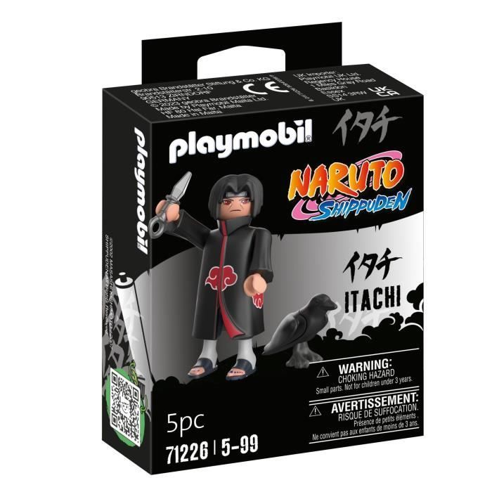 PLAYMOBIL 71226 Itachi Akatsuki - Naruto Shippuden - Idades 5+