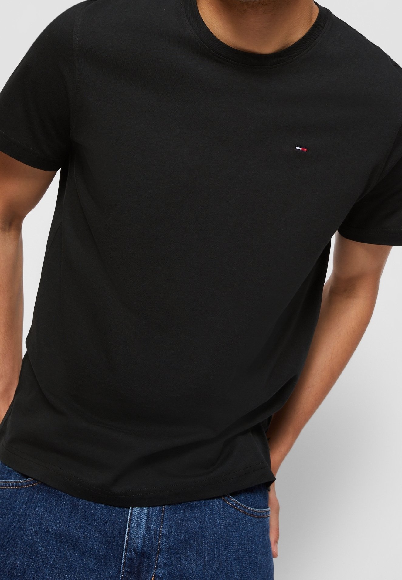 Tommy Jeans Basic T-shirt - zwart
