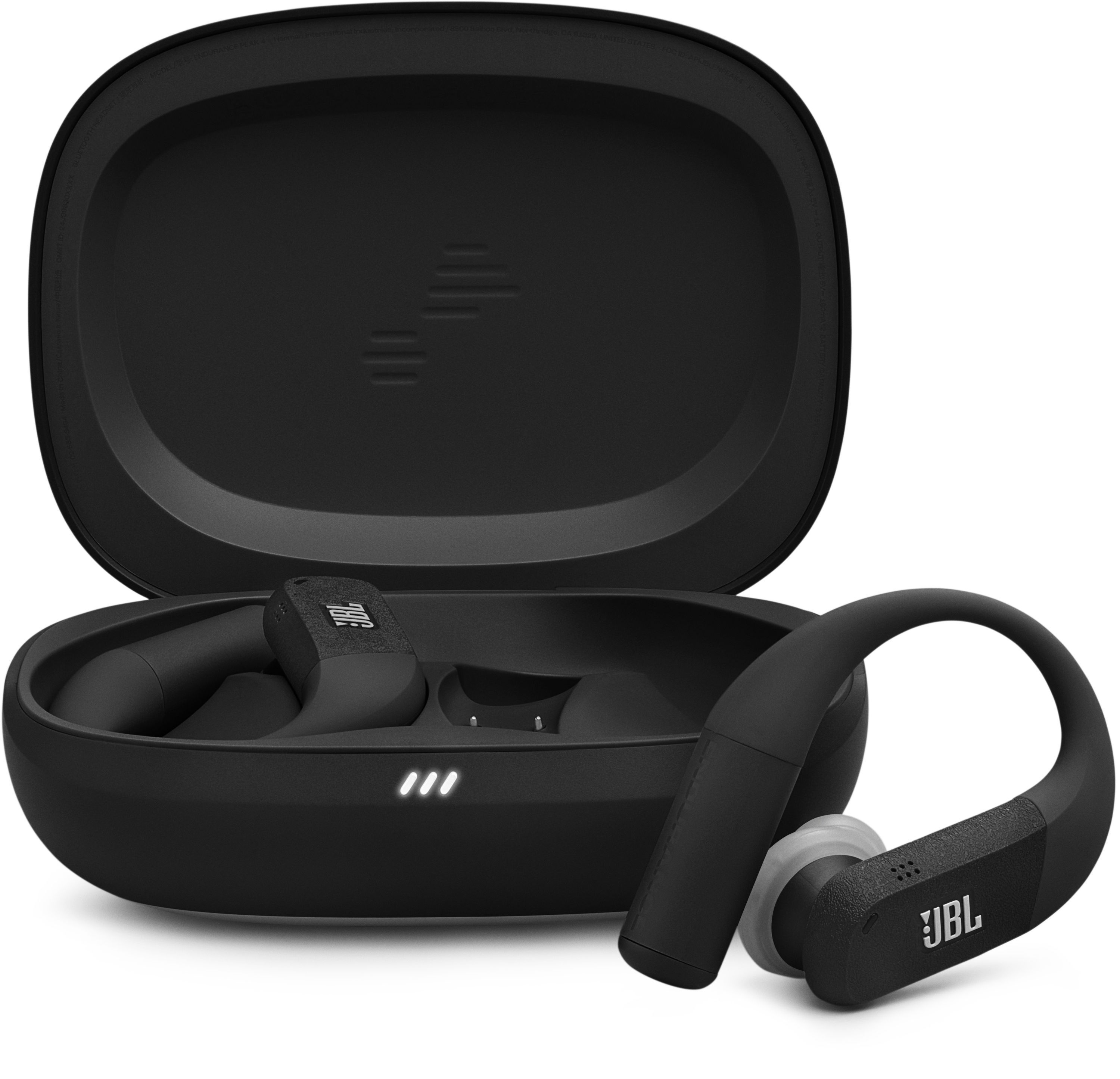 Cuffie sportive wireless JBL Endurance Peak 4 con cancellazione del rumore, colore nero