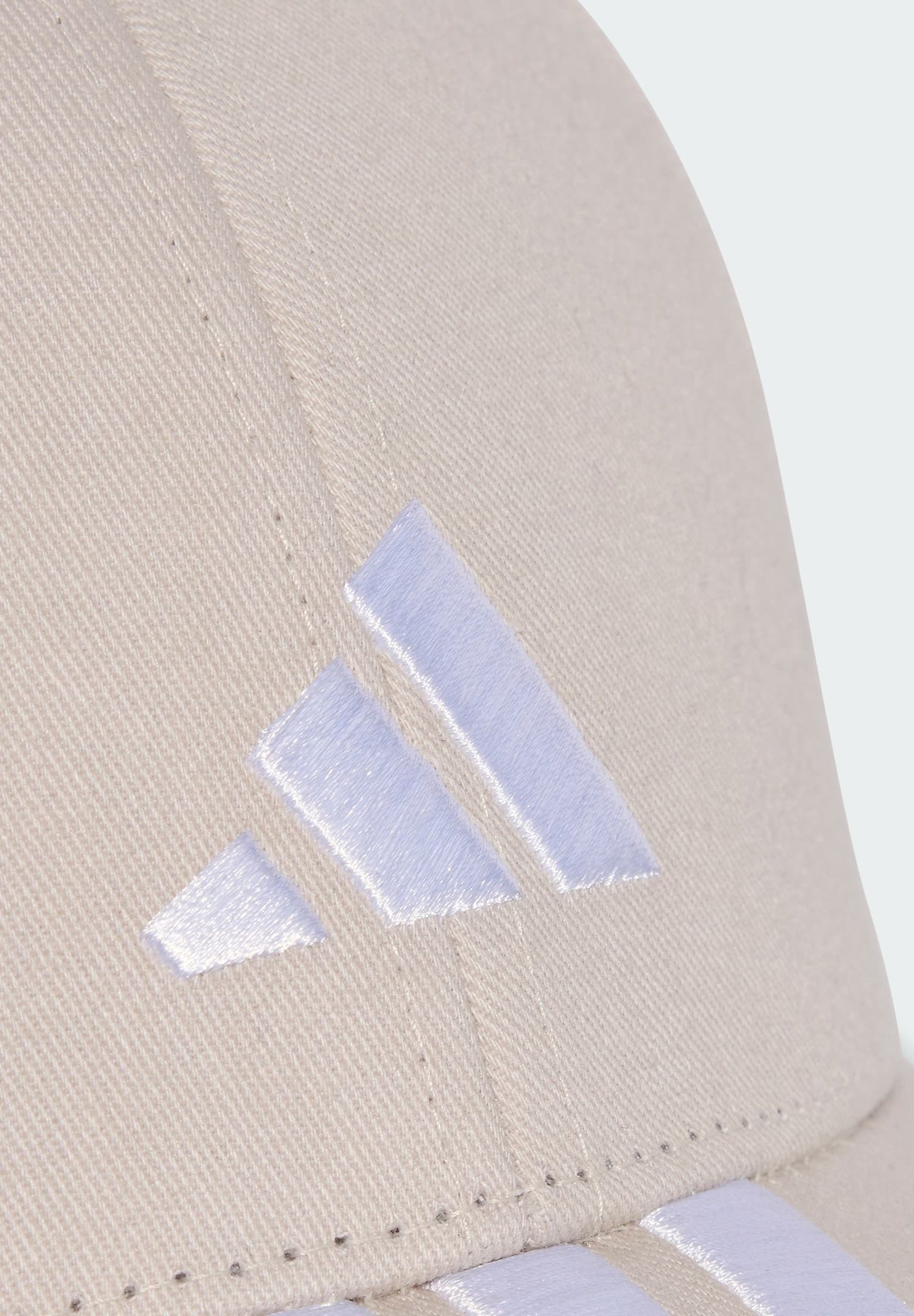 casquette adidas Sportswear STRIPES NEW LOGO BASEBALL - beige et blanche