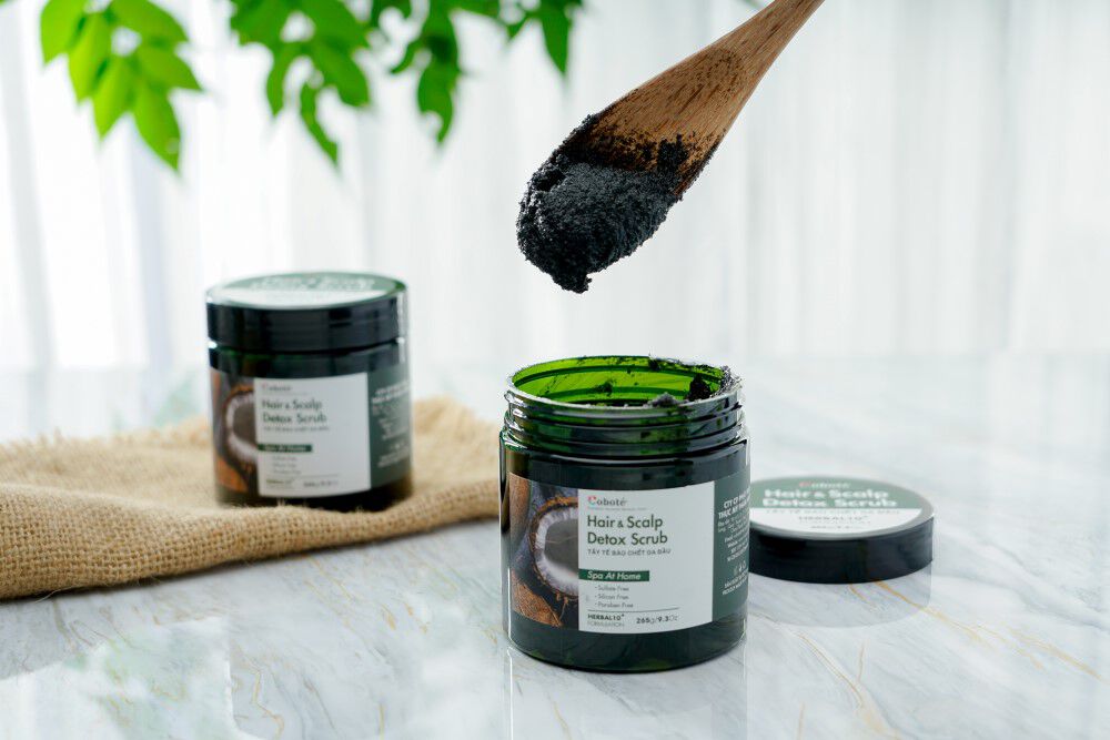 Coboté Hår- och hårbottenavgiftningsskrubb