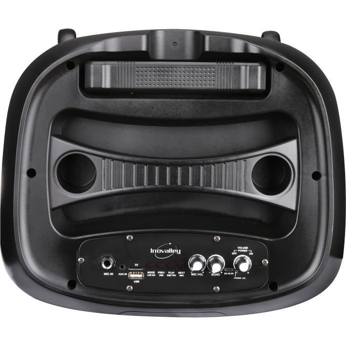 Trolley-Lautsprecher - INOVALLEY - KA122 - 700 W - Bluetooth - Beleuchtet