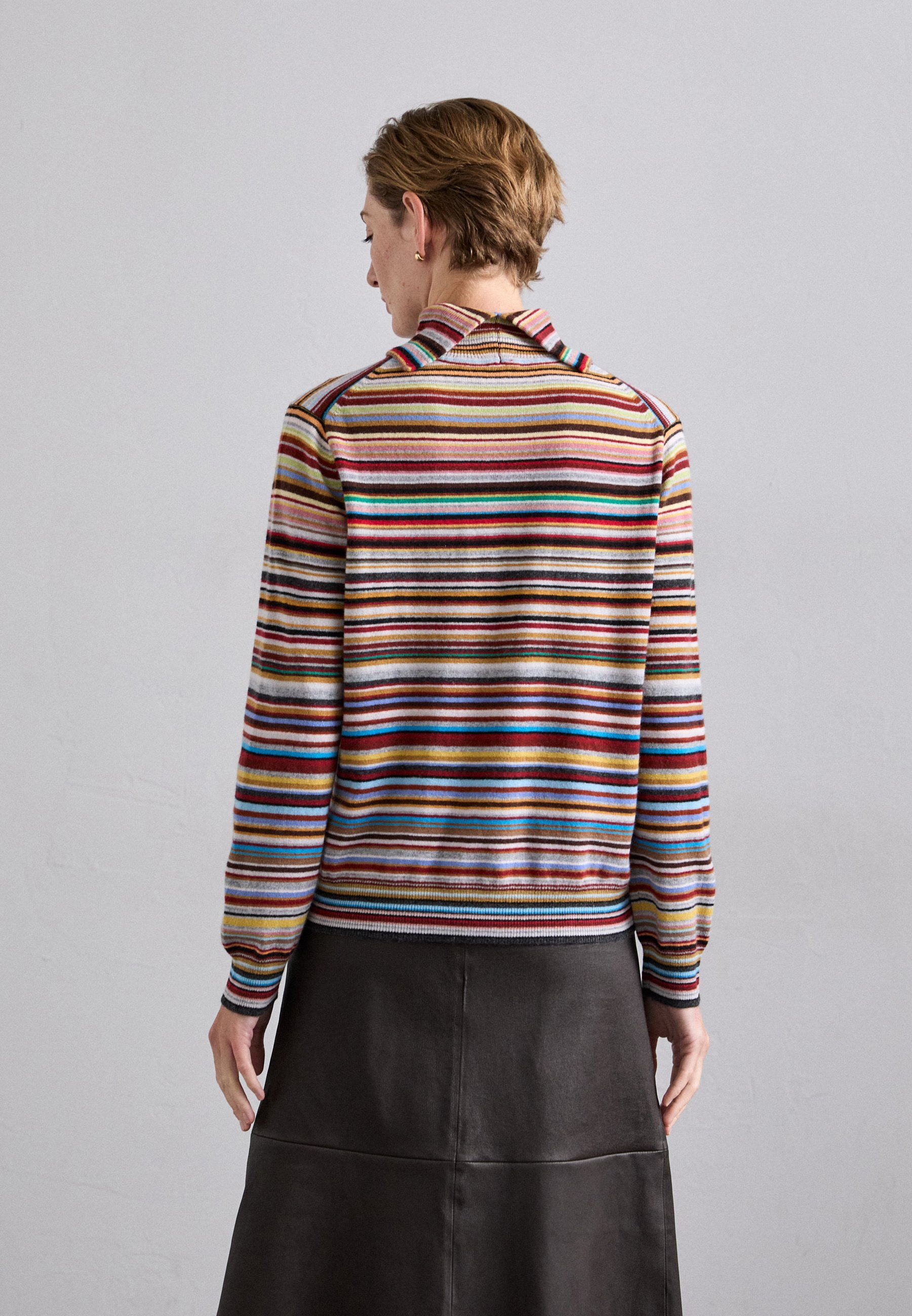 Paul Smith damestrui met rolkraag - trui - veelkleurig