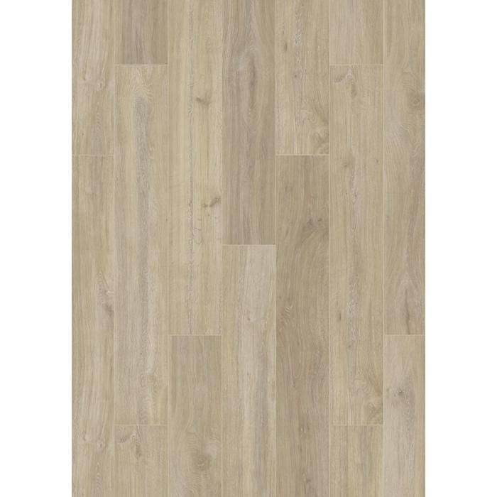 Laminate flooring with a parquet effect – 8 mm – box of 9 planks – 2.26 m² – EH VILLA 5966 KHAKI OAK FORESTEA Dimensions: 1288 mm x 195 mm