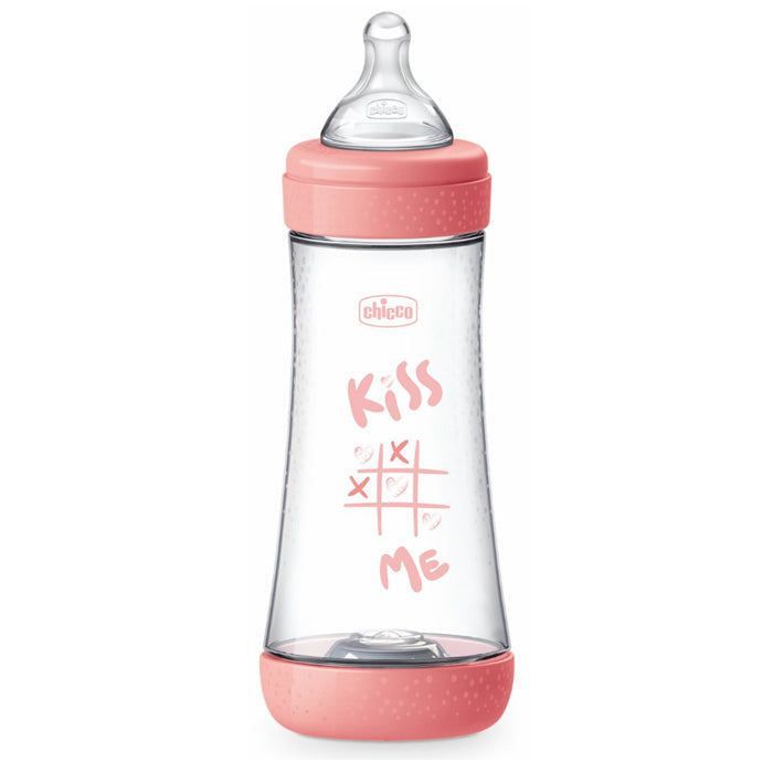 Biberon Chicco Perfect5 4Chicco Biberon Perfect 4M+ 300ml Silicone Rosa