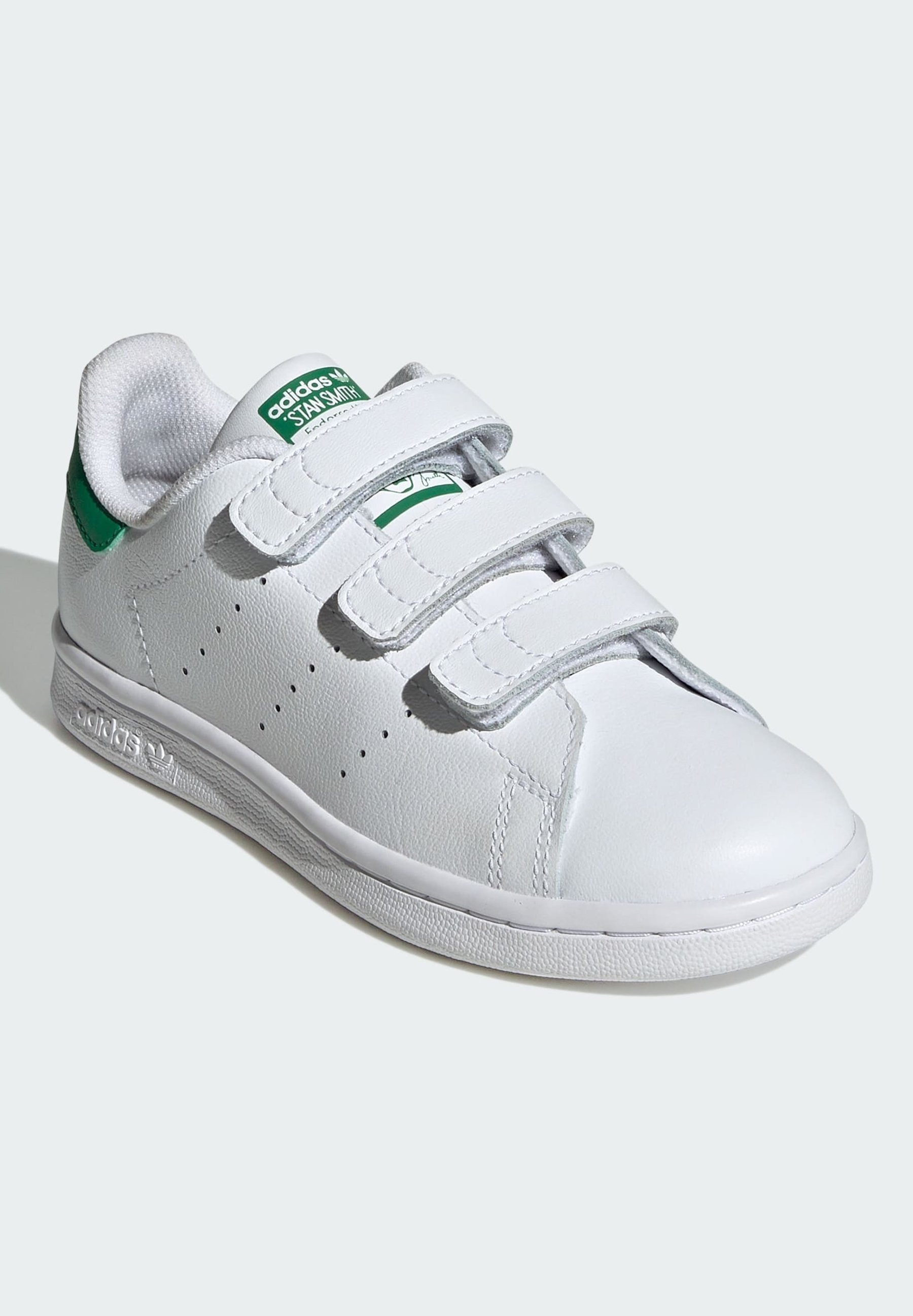 adidas Originals STAN SMITH COMFORT CLOSURE KIDS - Joggesko - cloud white cloud white green