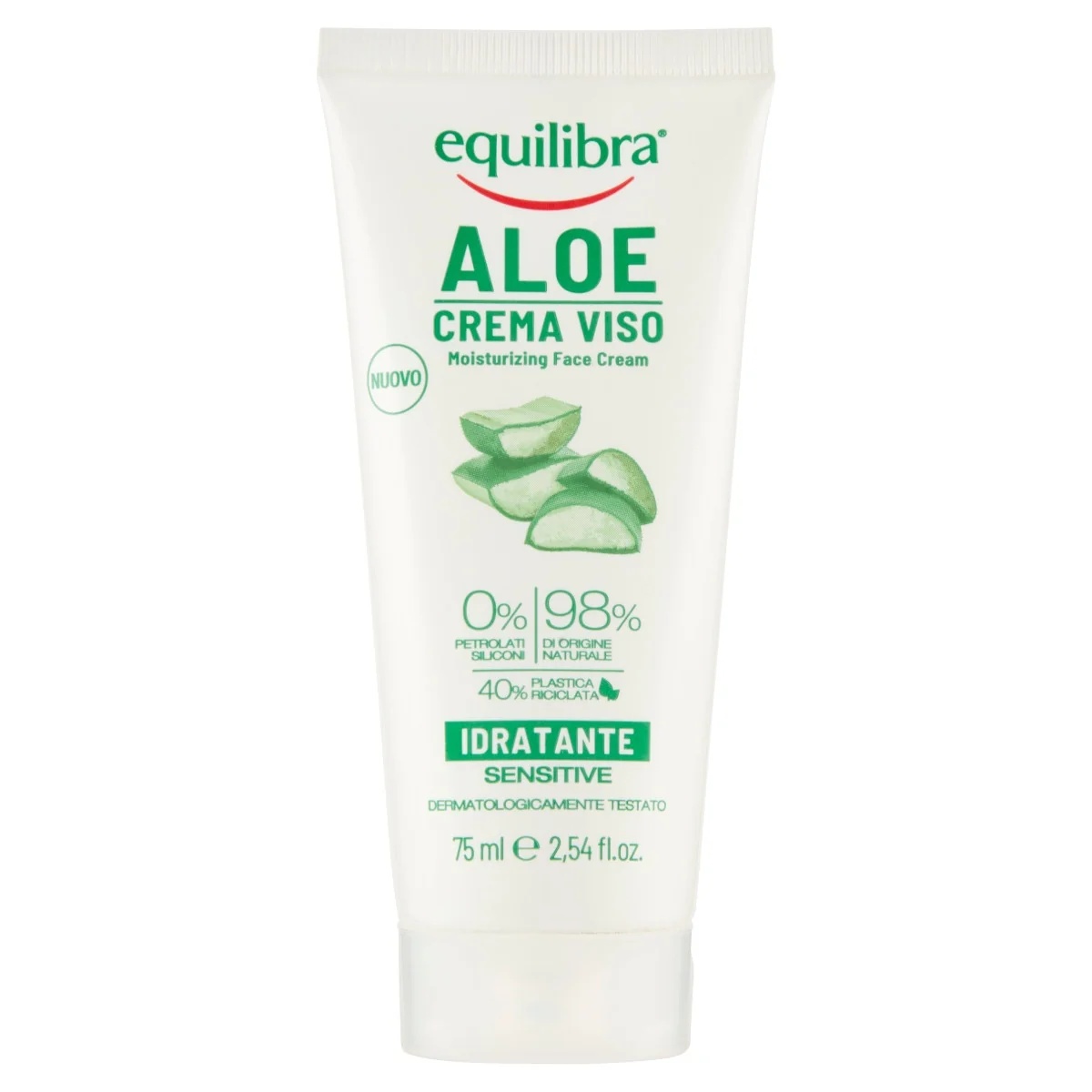 EQUILIBRA Equilibra Feuchtigkeitsspendende Gesichtscreme mit Aloe Vera 75 ml