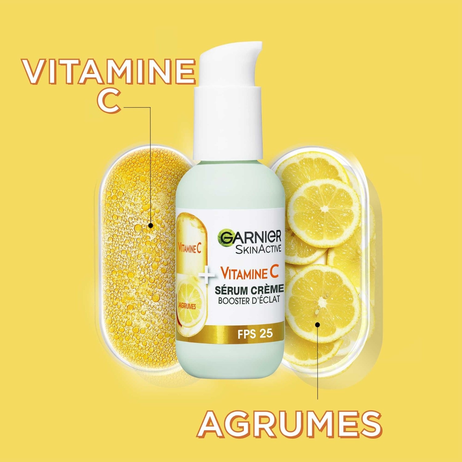 Garnier Sérum Crème 2en1 Vitamine C Booster d'Eclat
