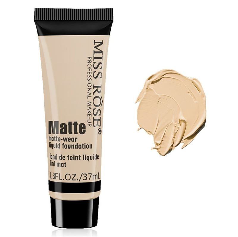 UNIQ Miss Rose Collection matētais šķidrais tonālais tonālais krēms - bēšs
