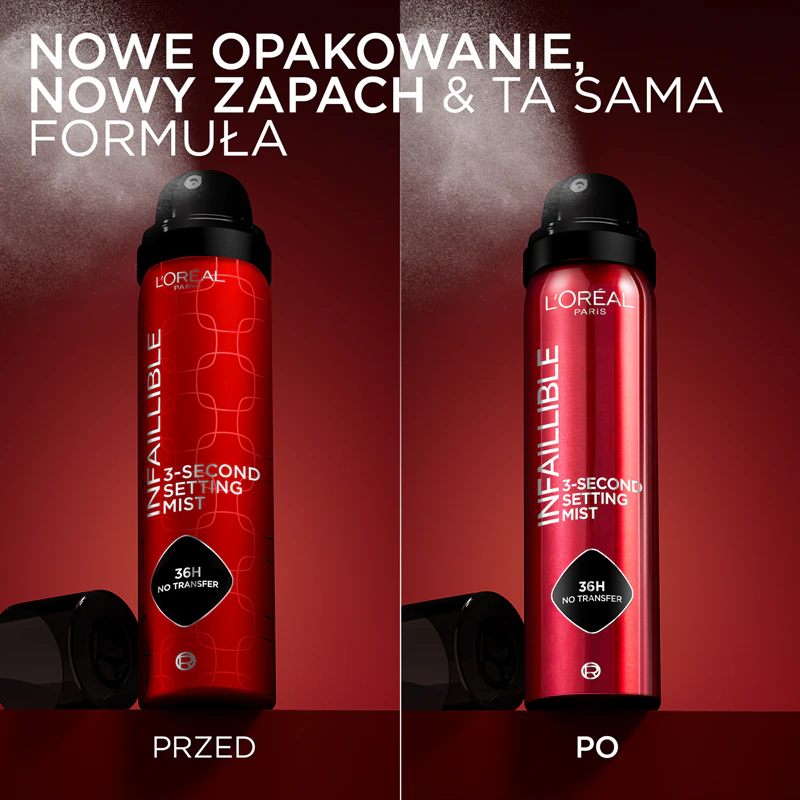 Spray fixador de maquiagem L'Oréal Paris Infaillible 36H