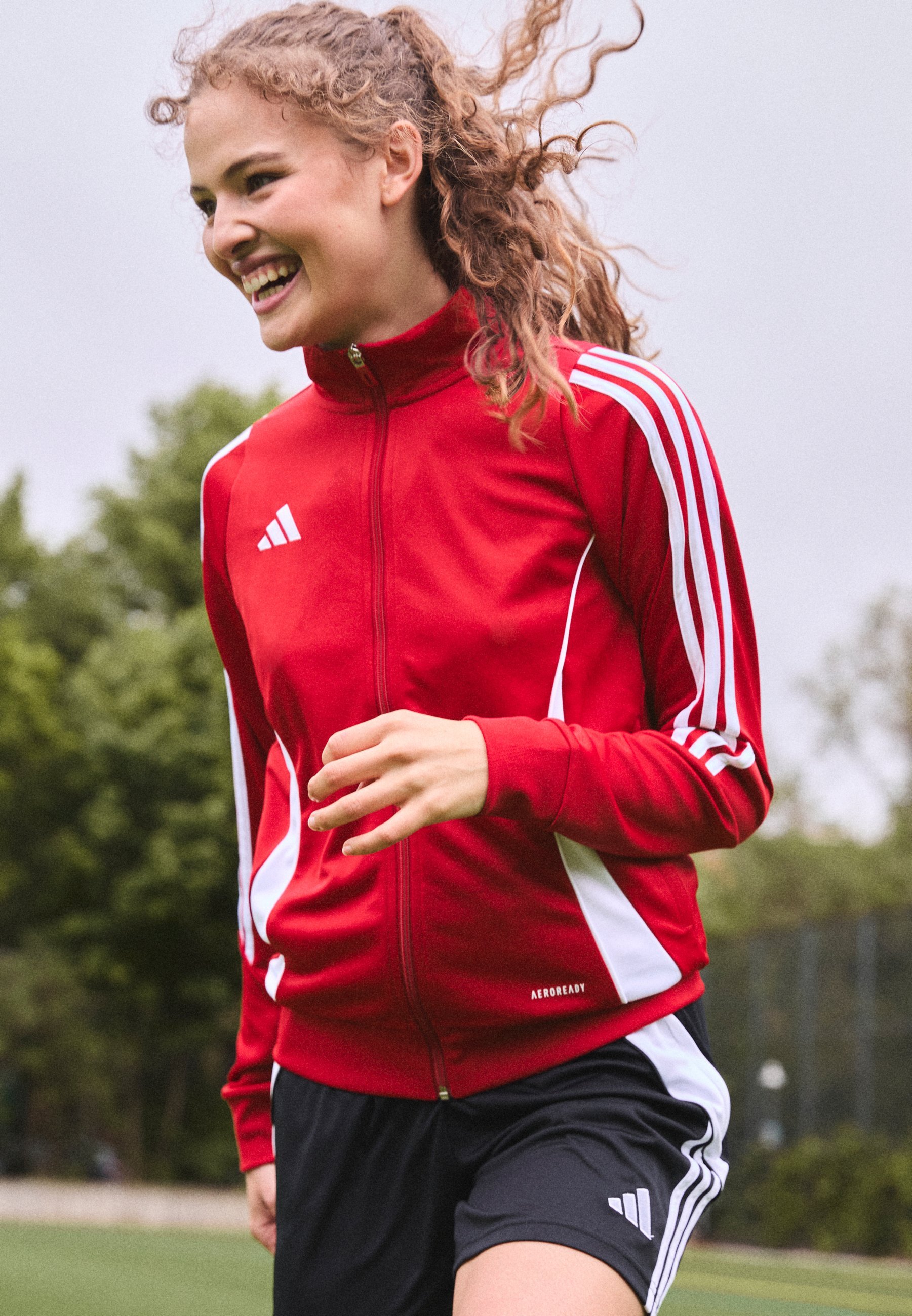 adidas Performance TIRO24 WOMEN - Trainingsjack - rotweiss
