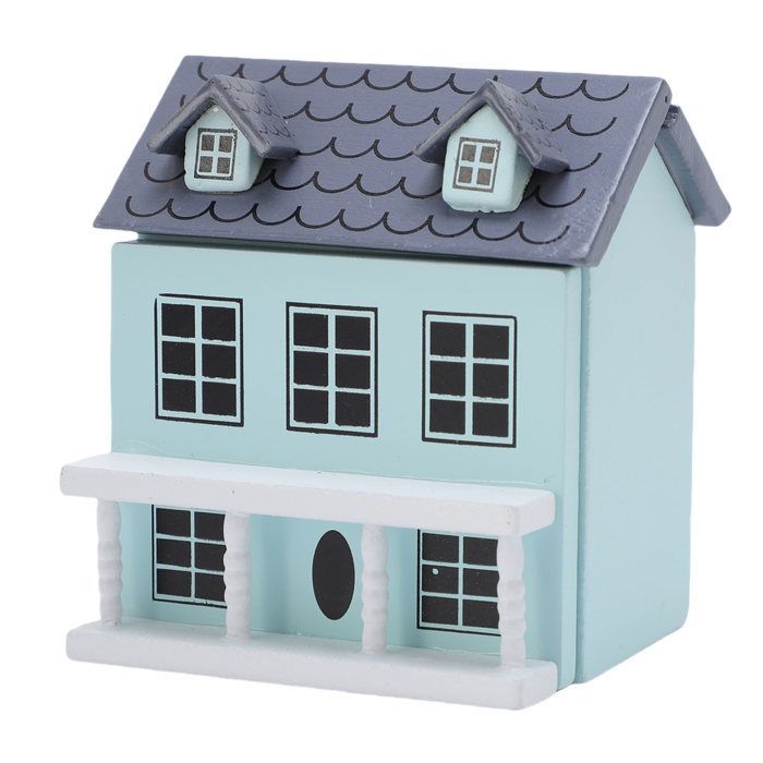 Shipenophy Miniature Chalet Cottage for Dollhouse Accessories, Office Decor, Activity Play Model