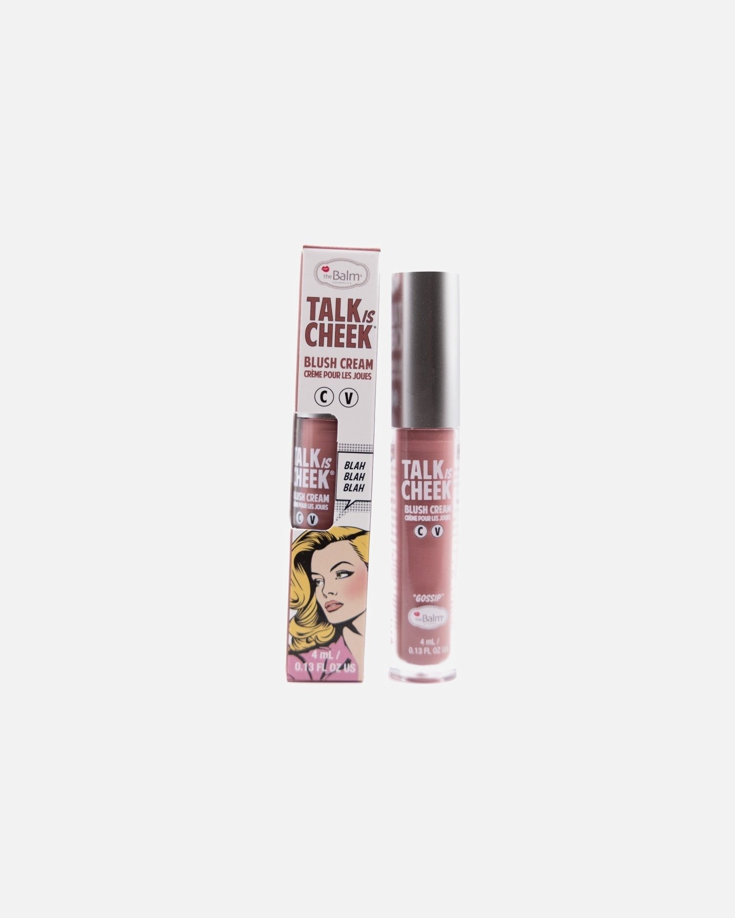 theBalm set za šminkanje, kremasto rumenilo, Talk is Cheek Promise – 4,5 ml