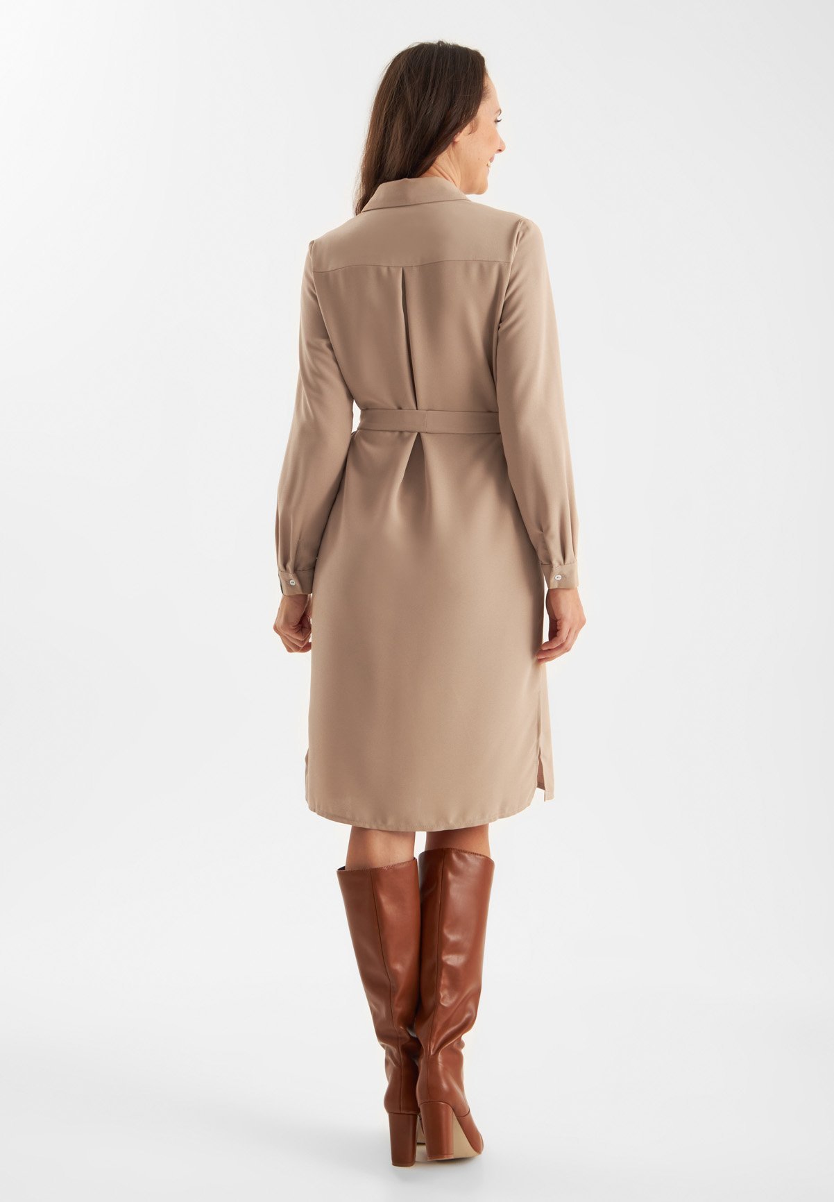 Jascha Stockholm JOPLIN - Overhemdjurk - taupe