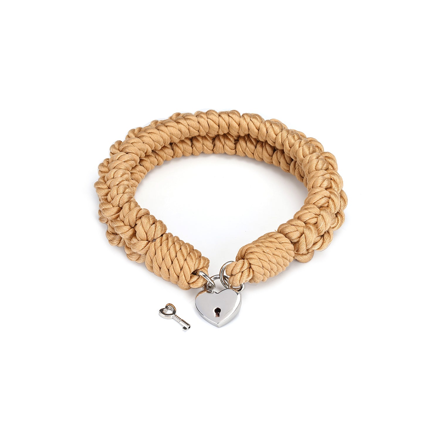 Liebe Seele Bound You II: Shibari Bondage Rope Collar Padlock