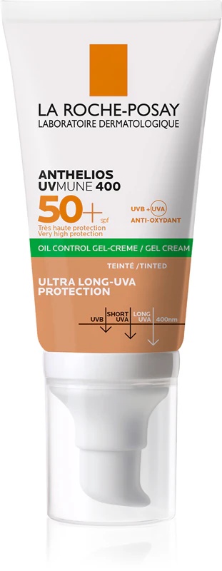 La Roche-Posay Anthelios XL matējošais tonējošais želejveida krēms ar SPF 50+