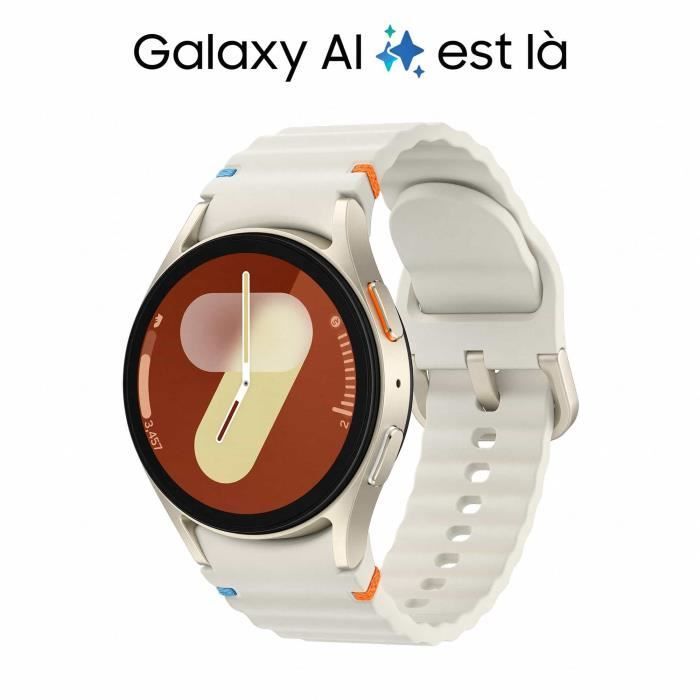 Samsung Watch7 40mm Creme Bluetooth-Smartwatch