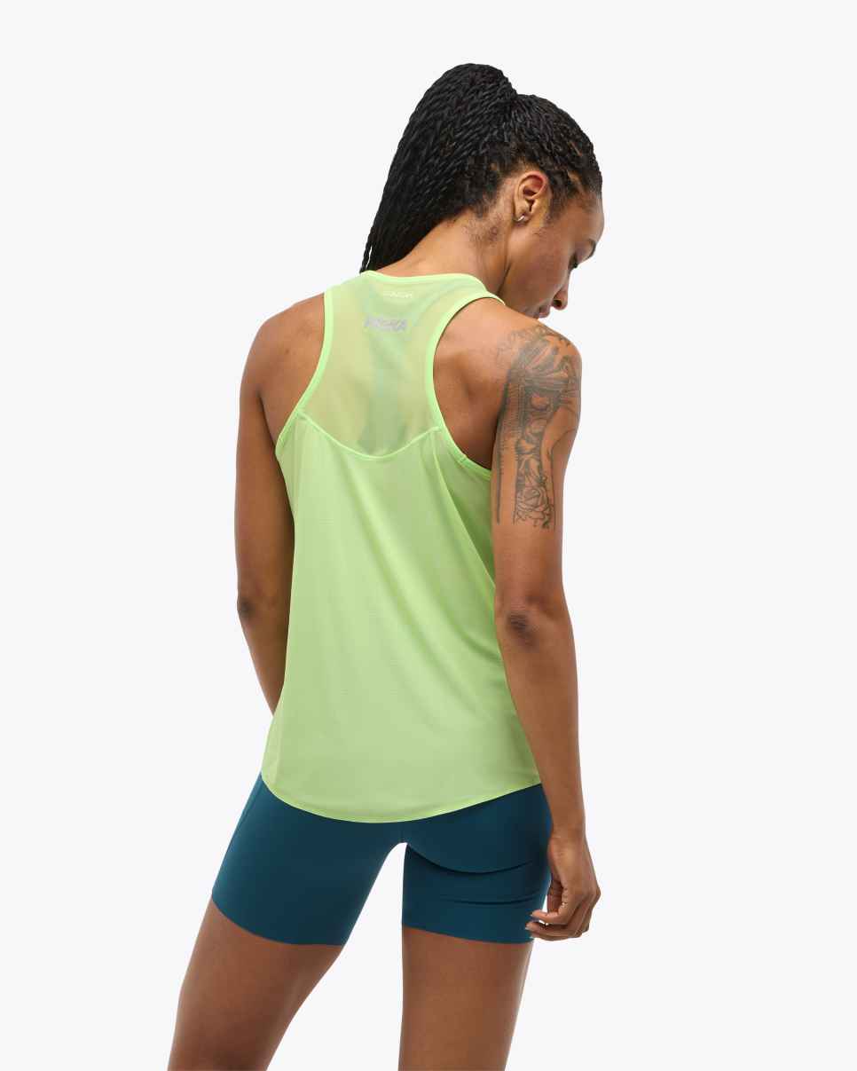 HOKA Airolite Run Tank Sauerapfel