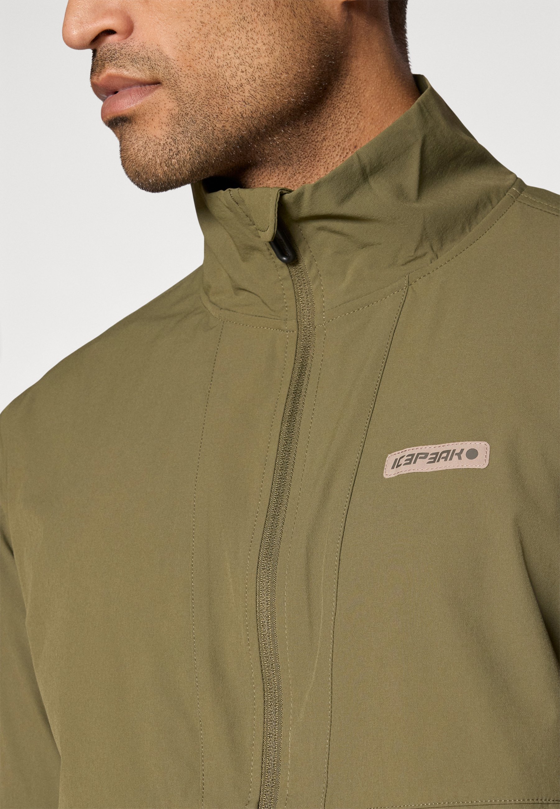Icepeak OBERHAUSEN - Windbreaker - dark olive