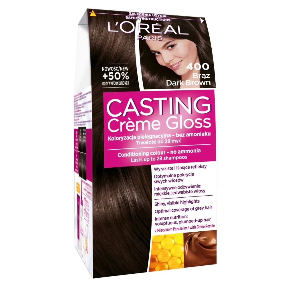 Casting Creme Gloss Farba do włosów 400 Brąz