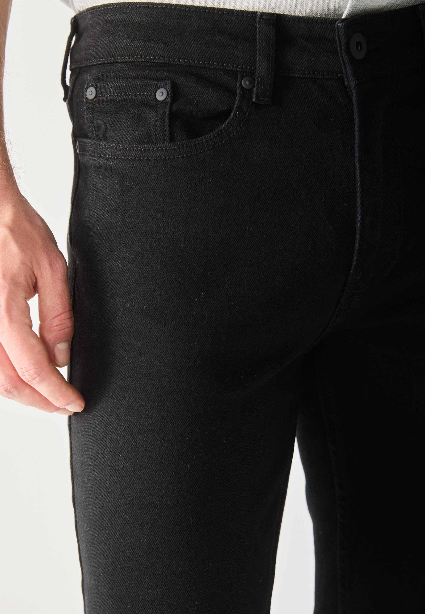 Pier One Slim fit jeans - zwarte denim