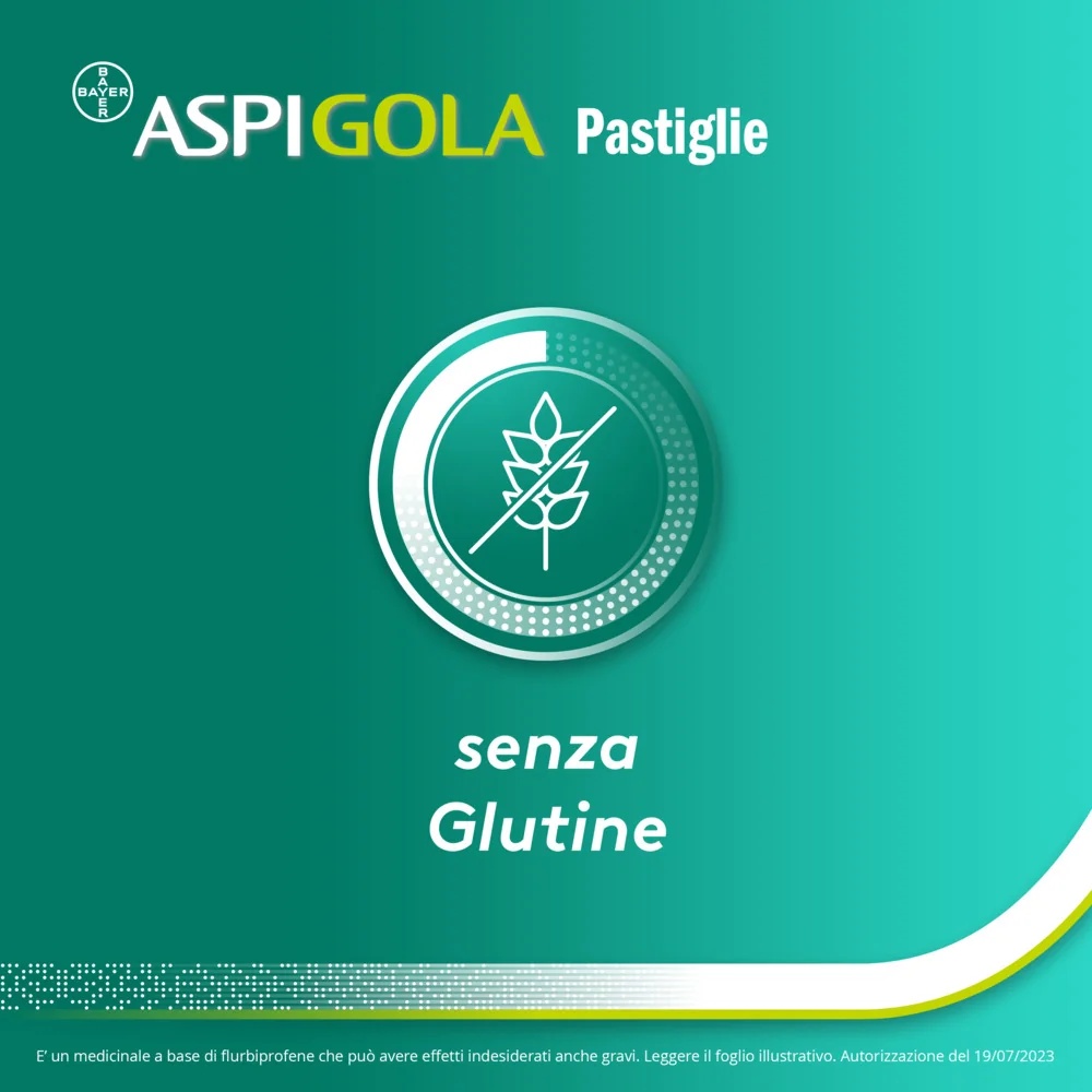 ASPIRINE Aspi Gola Anti-inflammatoire 16 bonbons miel-citron pour le mal de gorge