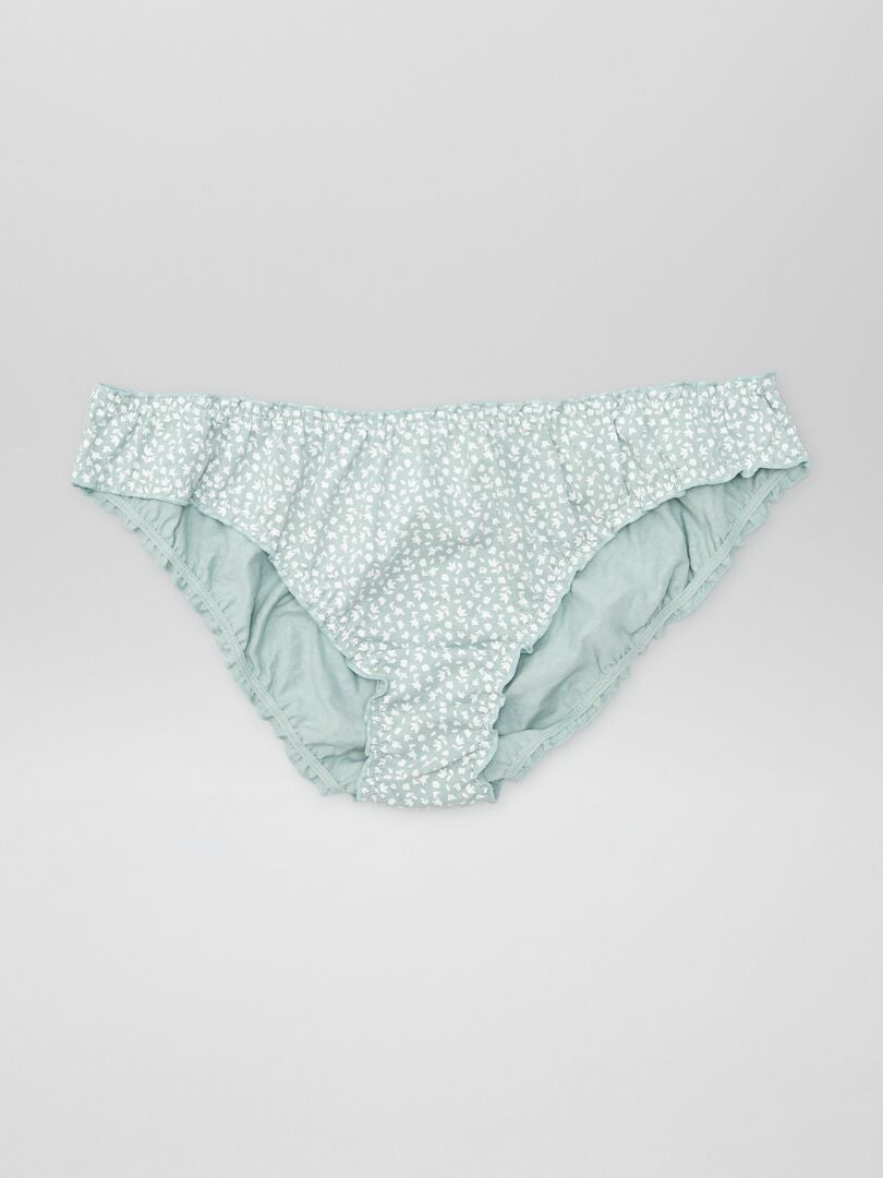 Conjunto de 2 calcinhas estampadas - BRANCAS