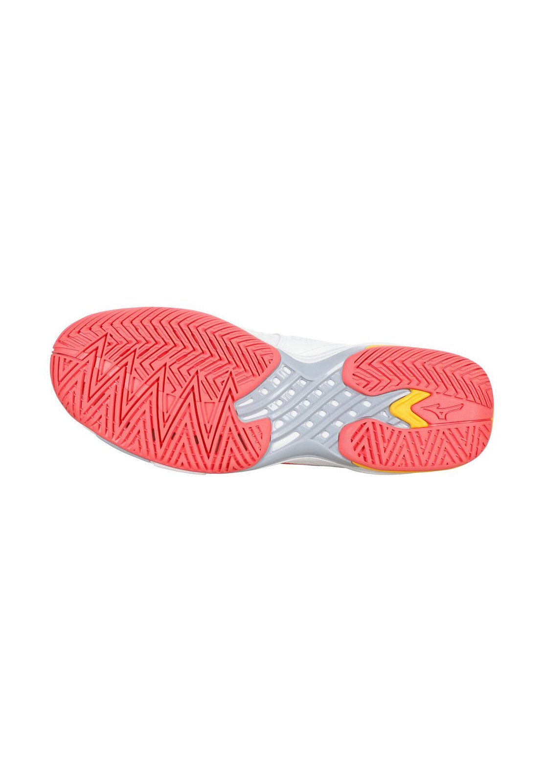 Mizuno WAVE EXCEED TOUR ALLCOURT - Scarpe da tennis multi-campo - bianco/corallo calypso/blu islandese