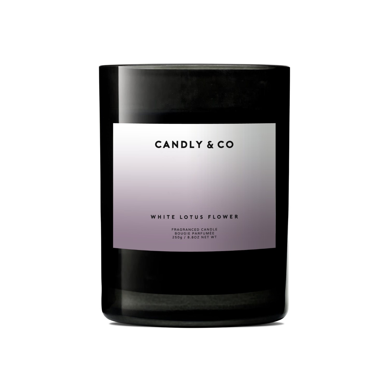 Candly&Co Bougie No.8 Fleur de Lotus Blanc / Musc