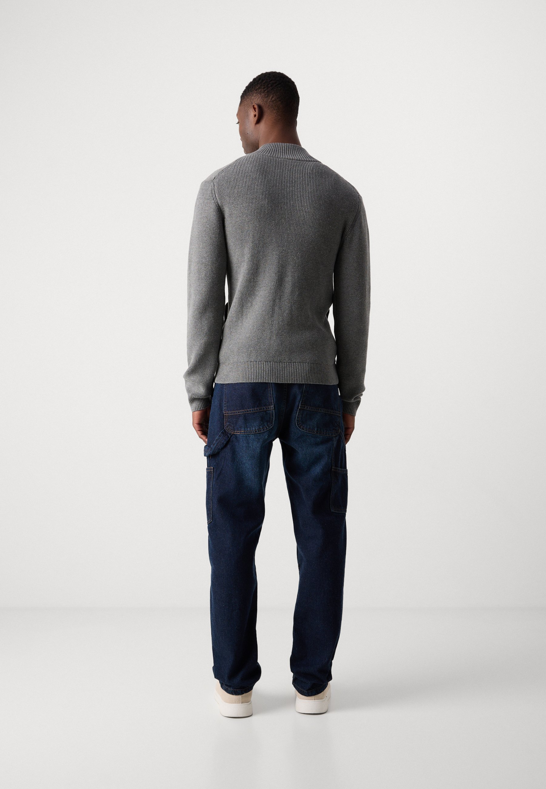 CARDIGAN INDICODE JEANS - Cardigan - gris clair chiné