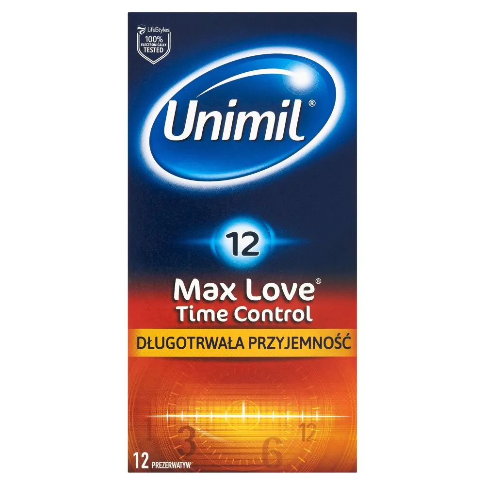 Unimil Max Love Time Control 12 Sztuk