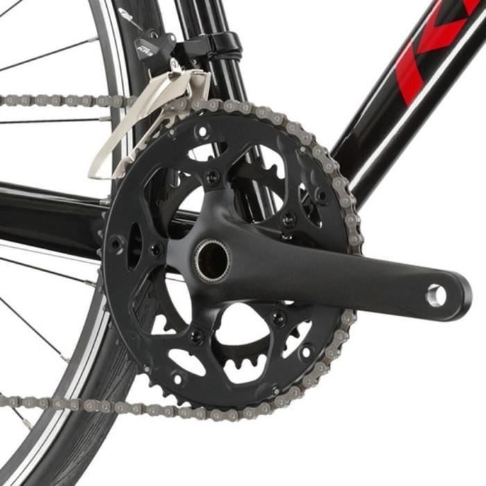 Kross Vento 2.0 28 20 aluminium fiets - zwart/rood - 20 inch / 140-165 cm
