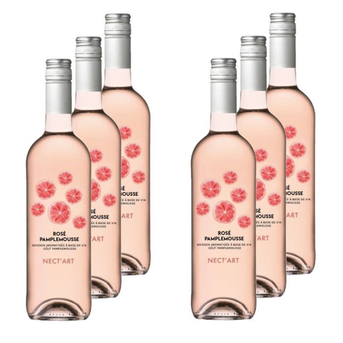 Nect'art – 6er-Pack Rosé-Grapefruit – 750-ml-Flasche