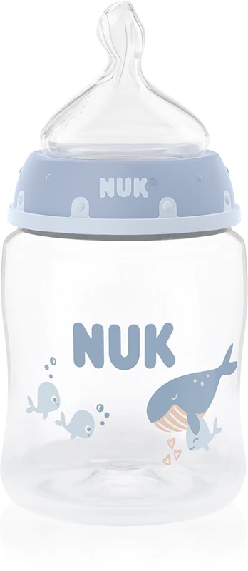 NUK steklenička s temperaturnim nadzorom First Choice Whale