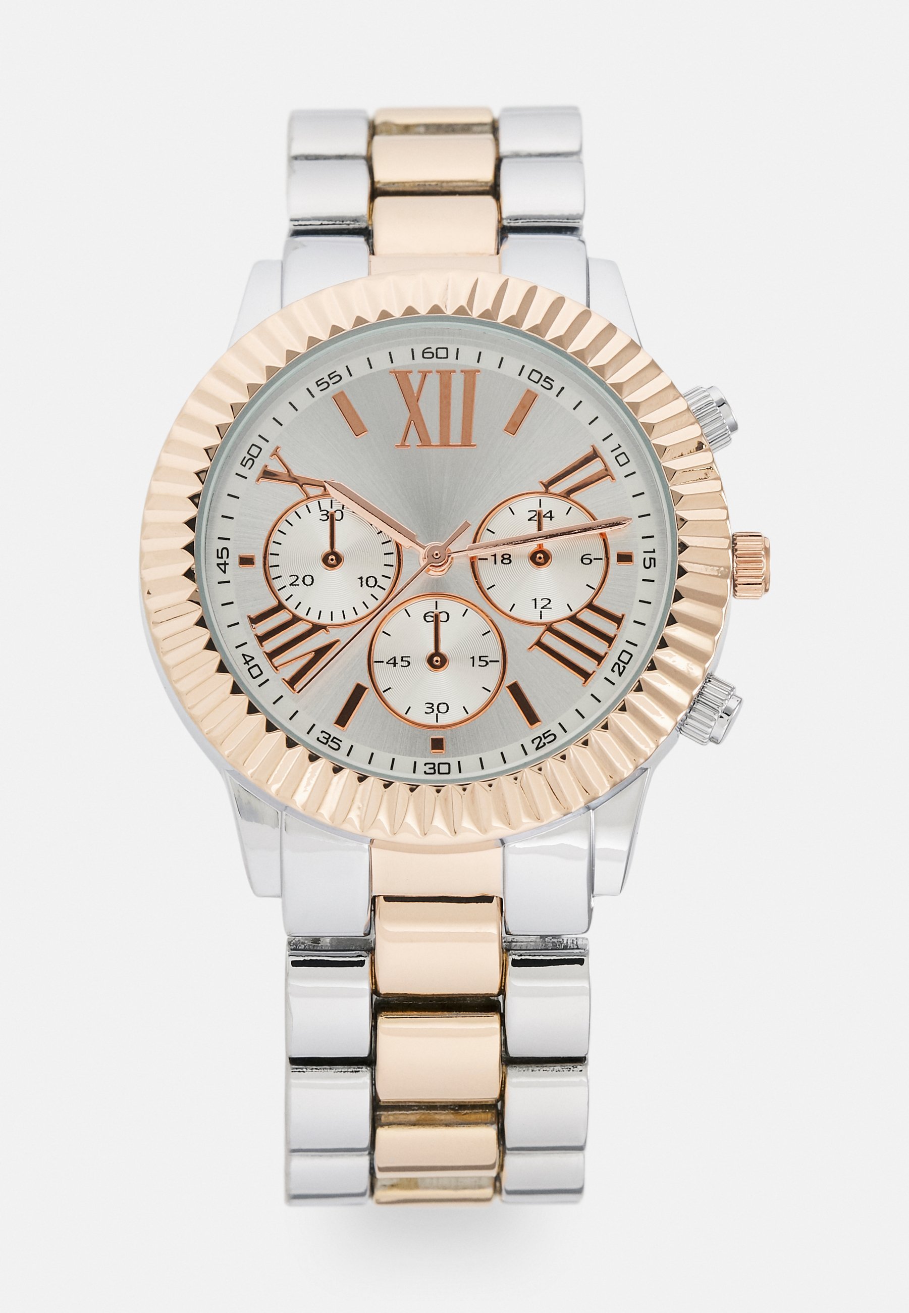 Anna Field horloge - zilverkleurig/roségoudkleurig