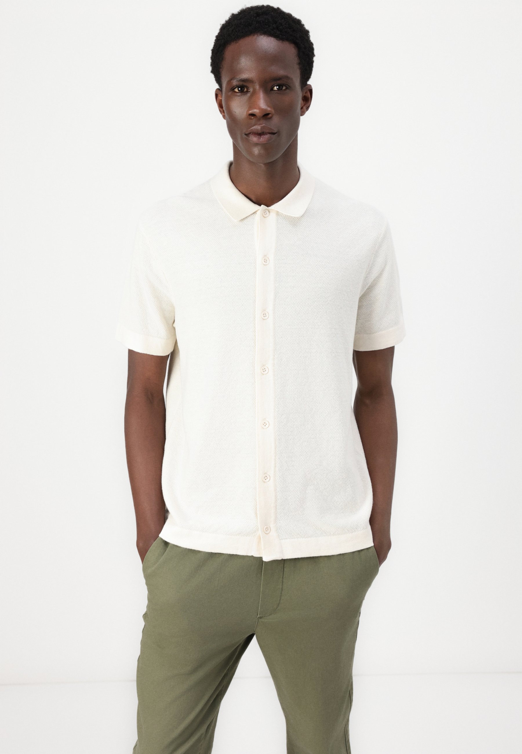 Pantalon Jack & Jones JPSTGORDON DAVE - Vert olive délavé