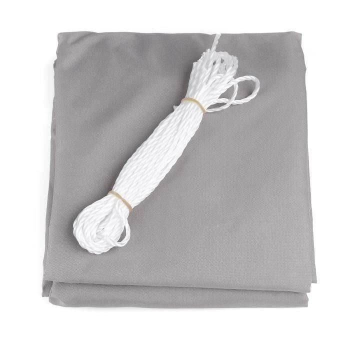 Vela de sombra - L0144B - Rectangular - Gris - 2,5 x 3 m