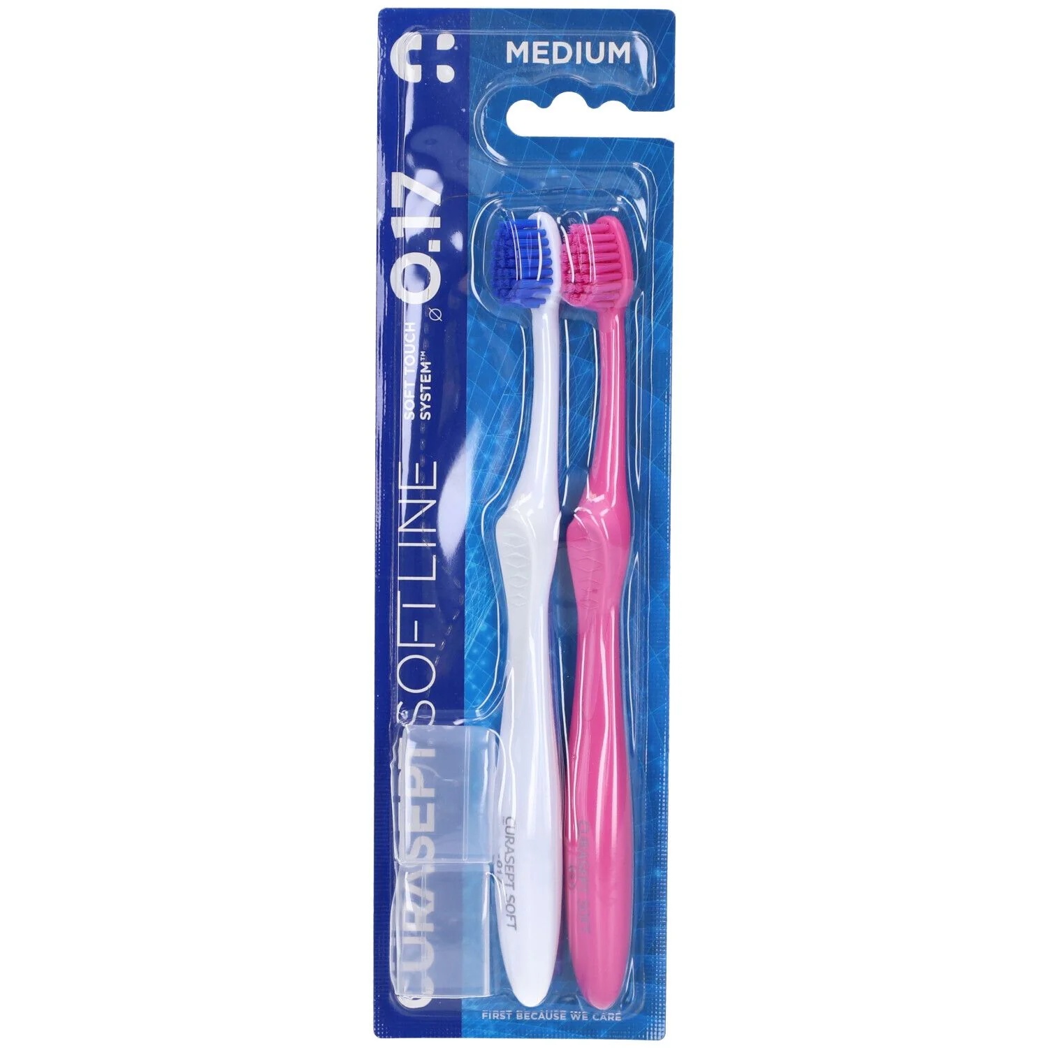 Οδοντόβουρτσα CURASEPT Curasept Medium 017 Bipack
