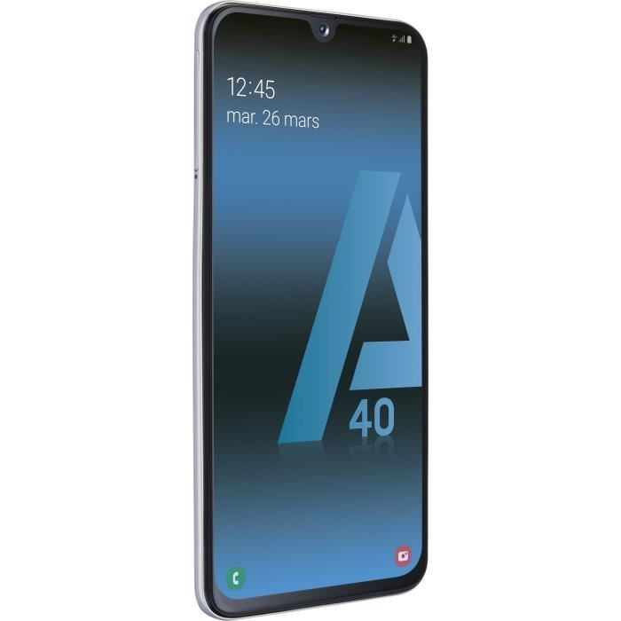 SAMSUNG Galaxy A40 - Doble SIM, 64 GB, Blanco