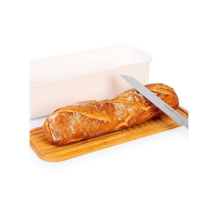 Panera Con Tapa Tabla De Corte De Ibili
